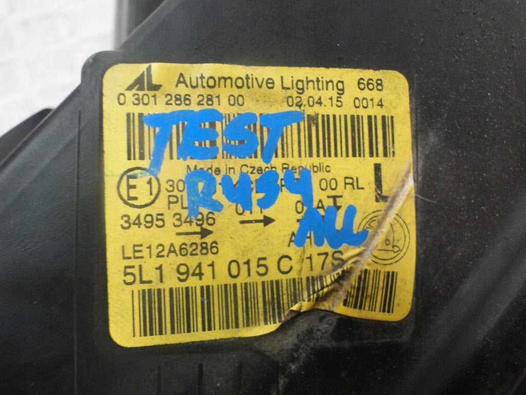 Frontscheinwerfer Skoda Yeti 5l 6146481 5L1941015 Xenon Links Headlight