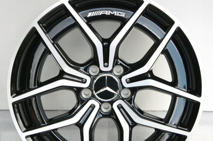 4x Alufelge 19 Zoll 8.0" 5x112 43ET Glanz Schwarz A2134016500 Mercedes-Benz W213 FEL1845855098bf