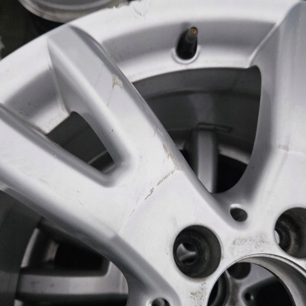 1x Alufelge 17 Zoll 7.5" 5x112 47ET Glanz Silber A2044015802 Mercedes-Benz W204 FEL6722996066sr