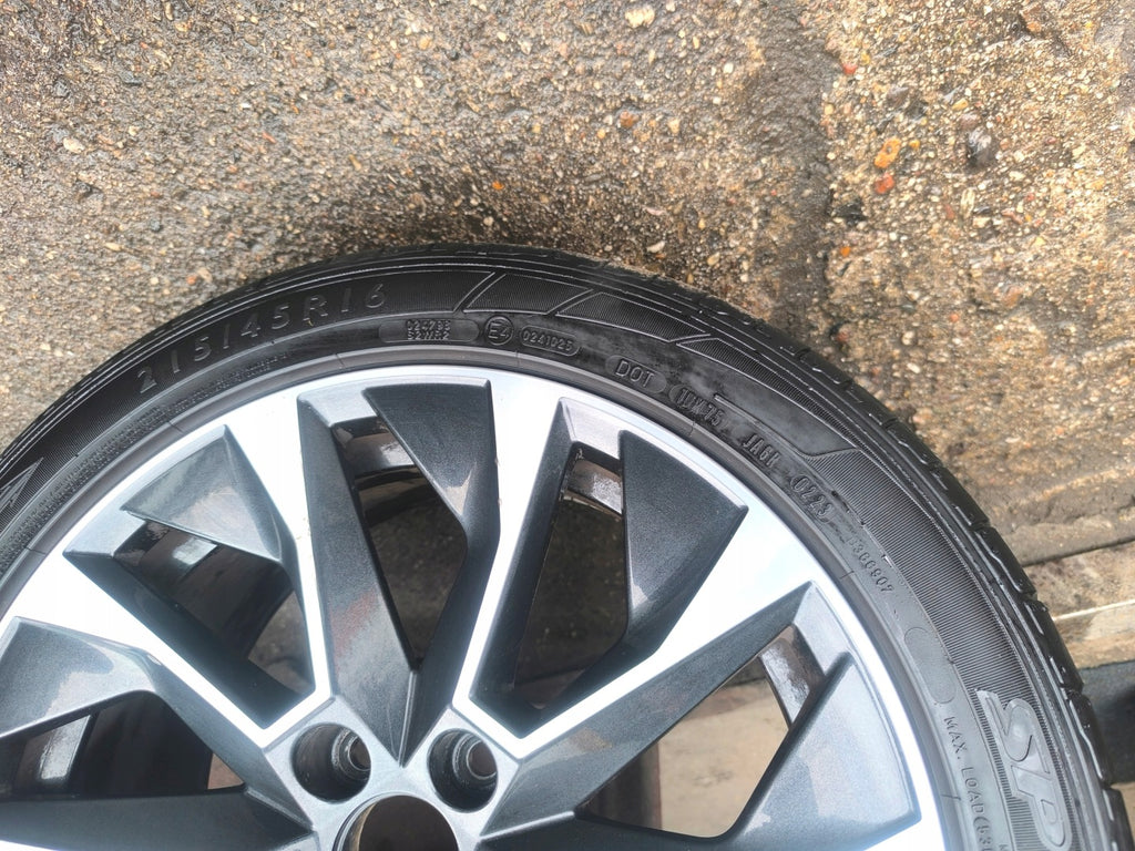 1x Alufelge 16 Zoll 7.0" 5x100 46ET Matt Grau 6V0601025N Skoda Fabia I Rim Wheel FEL4436613534dj