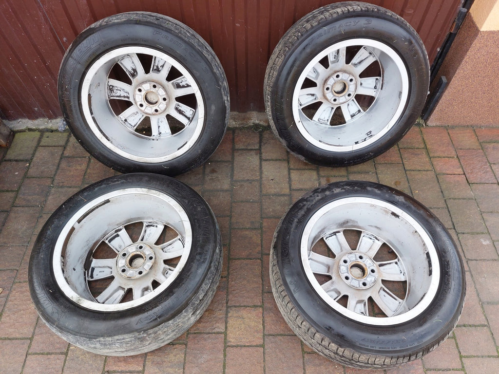 4x Alufelge 17 Zoll 8.0" 5x112 38ET Matt Silber 4F0601025BM Audi A6 C6 Allroad