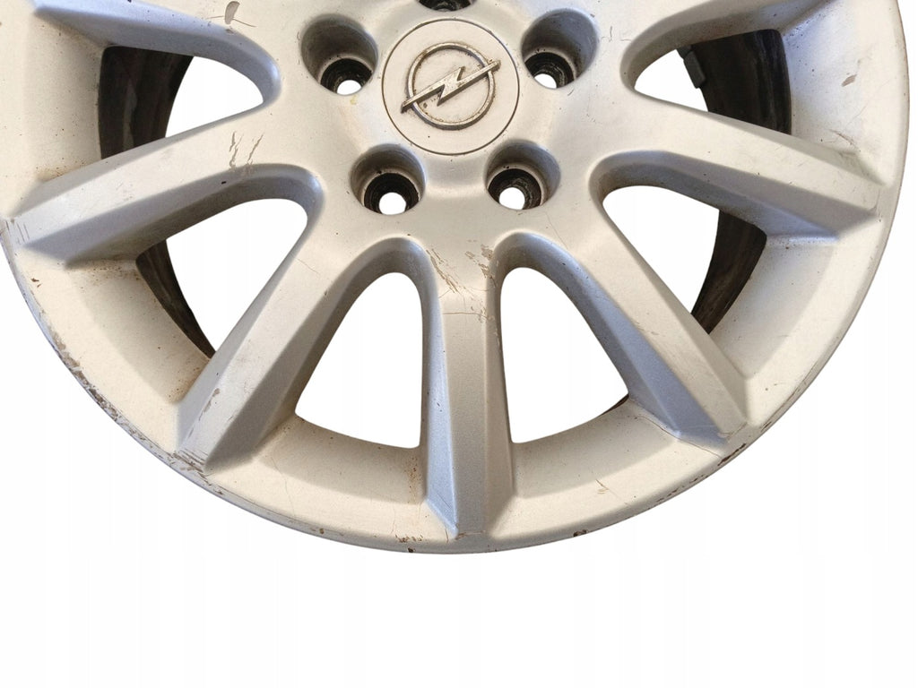 4x Alufelge 16 Zoll 6.5" 5x110 Glanz Silber Opel Astra Zafira B Rim Wheel FEL7439622352al
