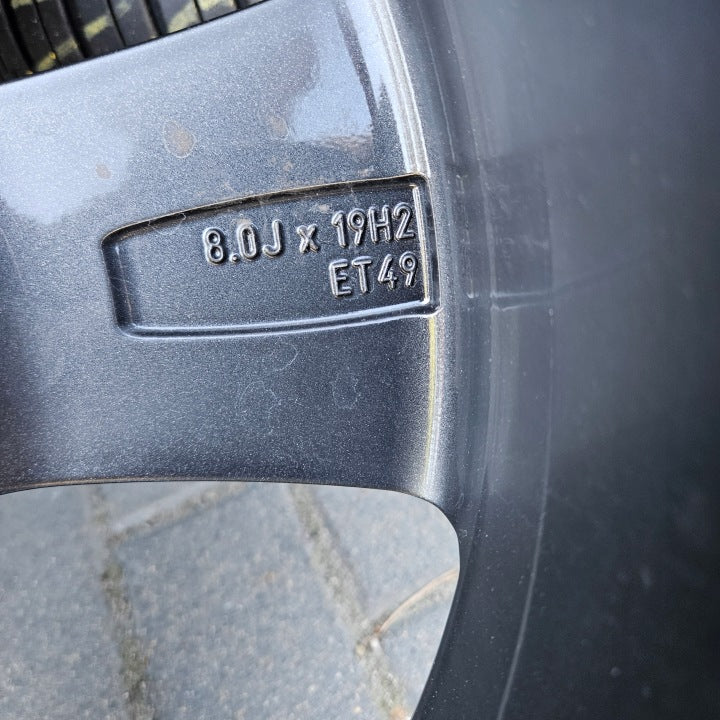 1x Alufelge 19 Zoll 7.5" 5x112 49ET Matt Graphit 5FA601025F Cupra Leon Mg FEL5071086265tr