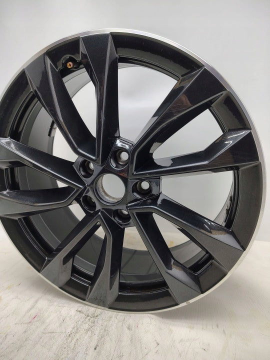 1x Alufelge 18 Zoll 7.0" 5x112 45ET Glanz Schwarz 57A601025AS Skoda Karoq FEL5516924627eu