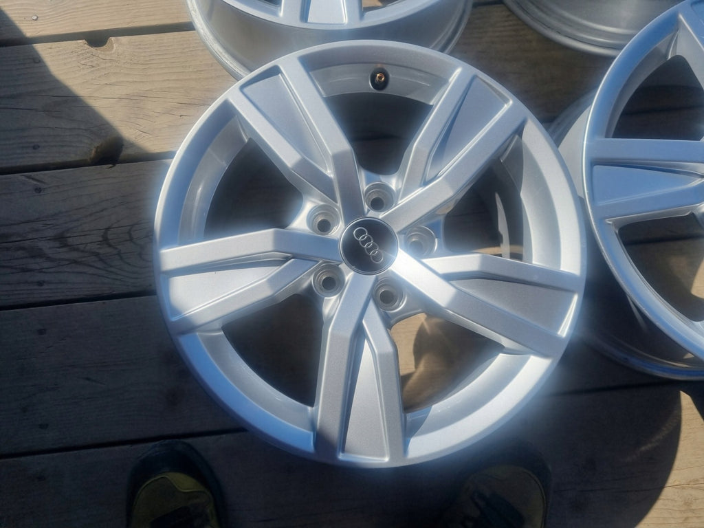 4x Alufelge 16 Zoll 7.0" 5x112 35ET Glanz Silber 8W0601025A Audi A4 Rim Wheel FEL8589185401tu