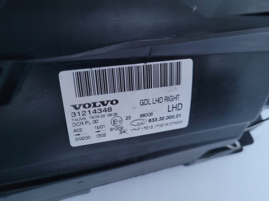 Frontscheinwerfer Volvo V70 31214348 Xenon Rechts Scheinwerfer Headlight SCH3681815893gd