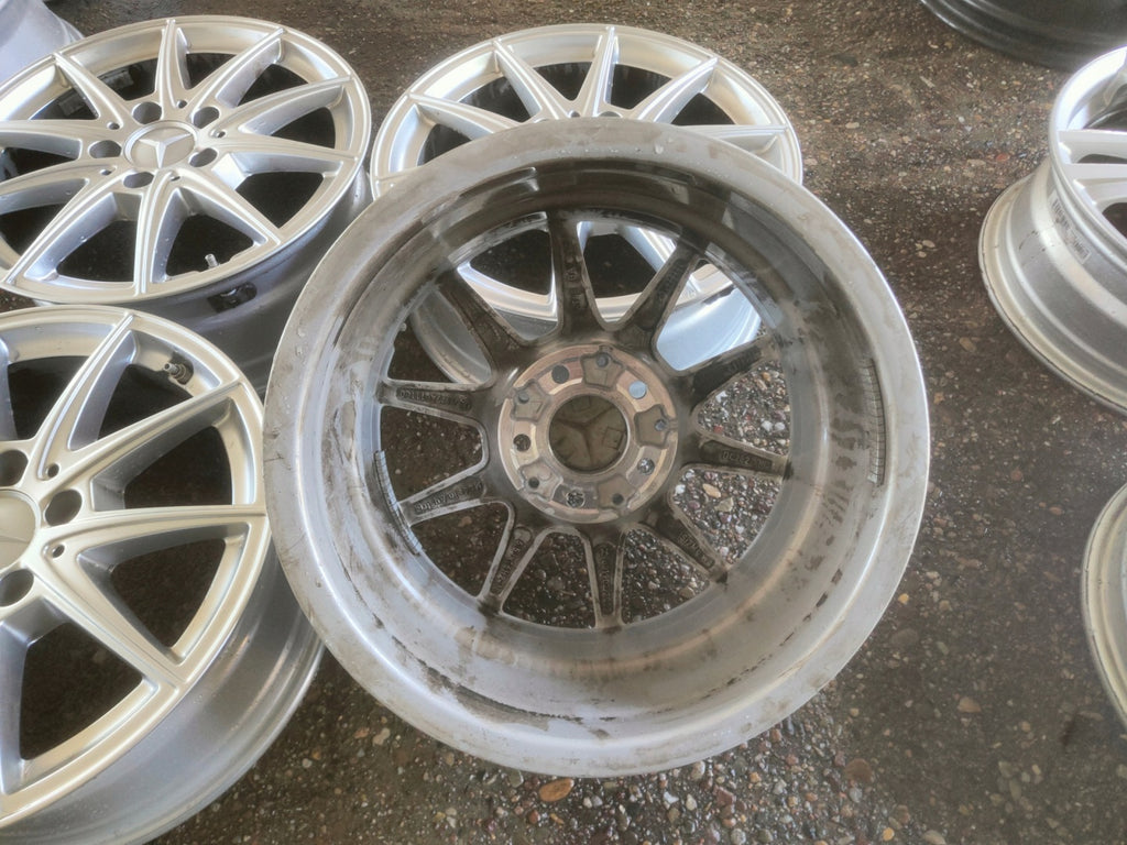 4x Alufelge 16 Zoll 6.5" 5x112 44ET Glanz Silber A1774011100 Mercedes-Benz FEL7674651223oo