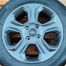 Load image into Gallery viewer, 1x Alufelge 16 Zoll 6.5" 4x108 37 5ET Matt Schwarz Ford Fiesta I Ecosport FEL1190768250uw