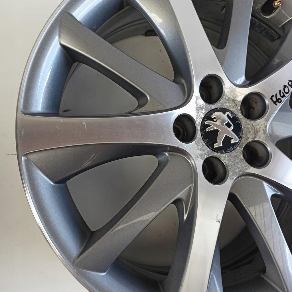 1x Alufelge 18 Zoll 7.5" 5x108 49ET Glanz Grau 9671402380 Peugeot 508 Rim Wheel FEL4256180705gm