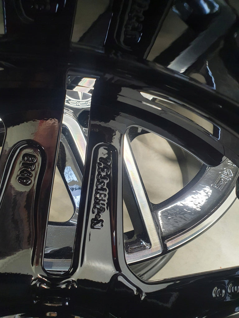 4x Alufelge 18 Zoll 7.5" 5x112 49ET Glanz Schwarz A1774011500 Mercedes-Benz W177 FEL9183073592nk