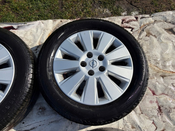 4x Alufelge 16 Zoll 6.5" 5x110 41ET Glanz M961303 Opel Rim Wheel FEL8791409362dv