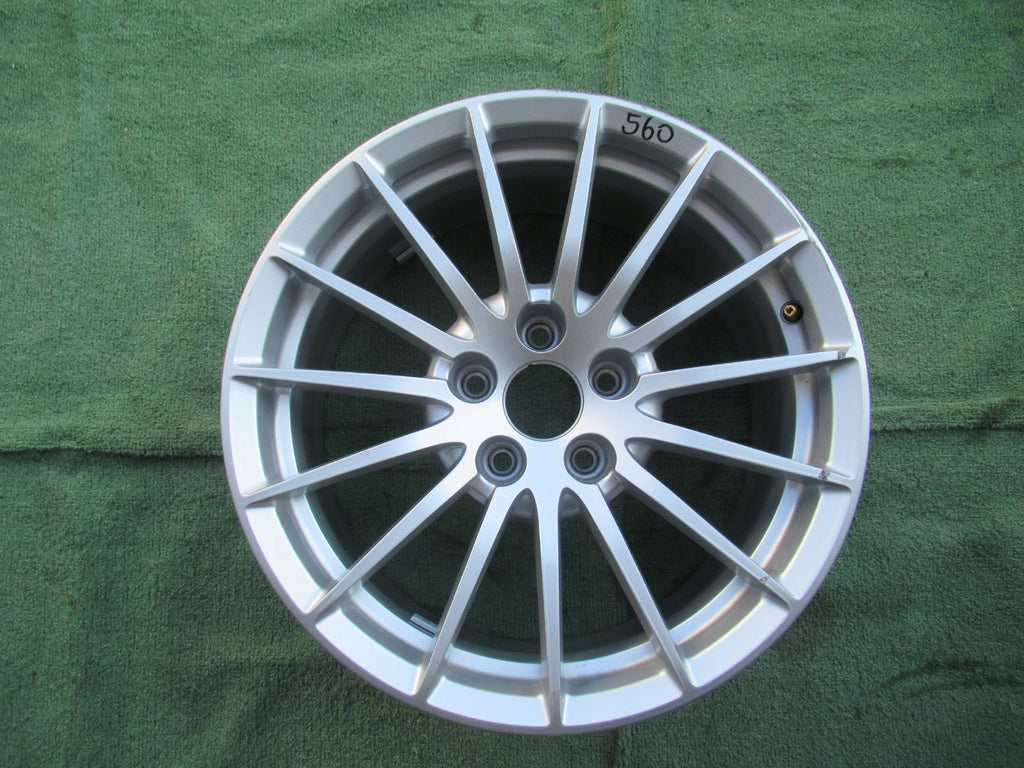 1x Alufelge 17 Zoll 7.5" 5x112 29ET Glanz Silber 8W0601025 Audi B9 Rim Wheel