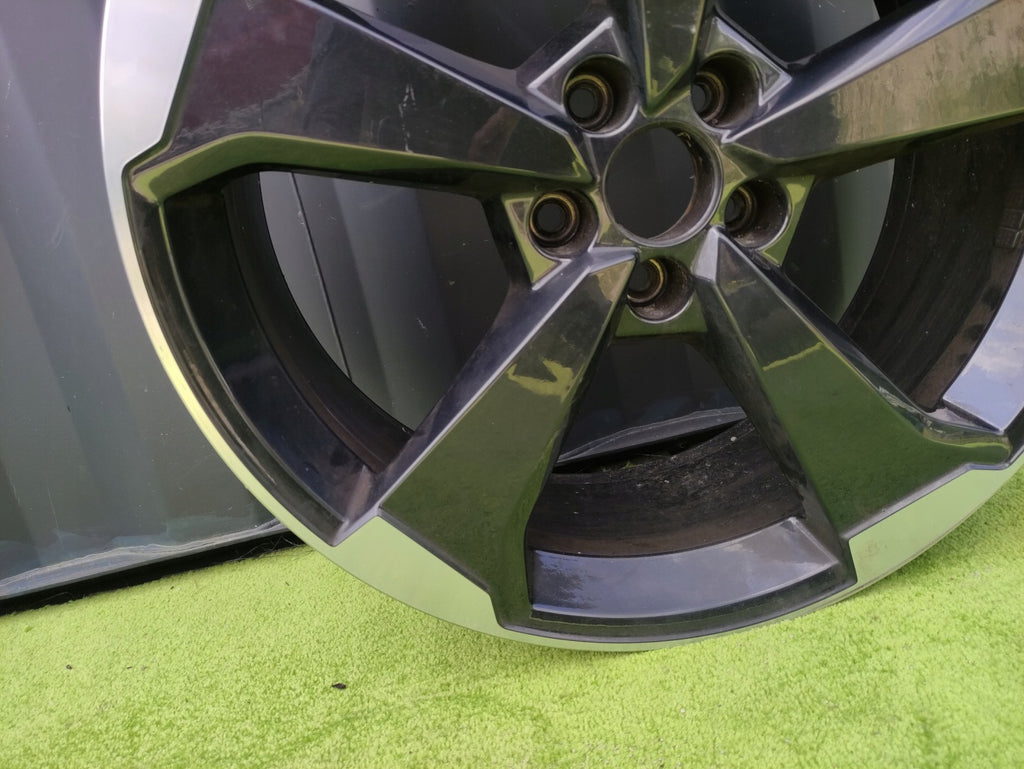 1x Alufelge 20 Zoll 8.0" 5x112 39ET Glanz Schwarz 80A601025 Audi Q5 Rim Wheel FEL2186237970uc