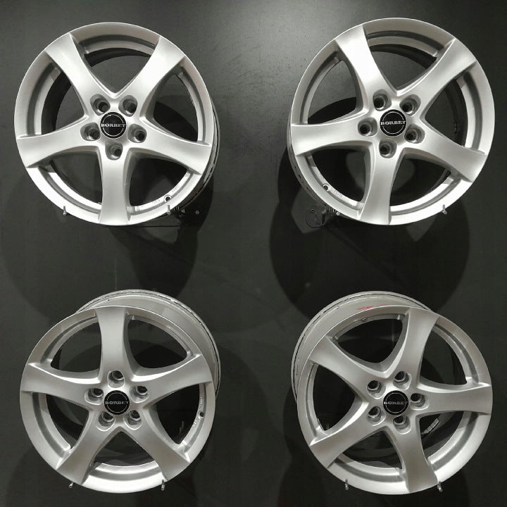 4x Alufelge 16 Zoll 6.5" 5x105 50ET Glanz Silber Ford Mondeo I Rim Wheel FEL2738824662we