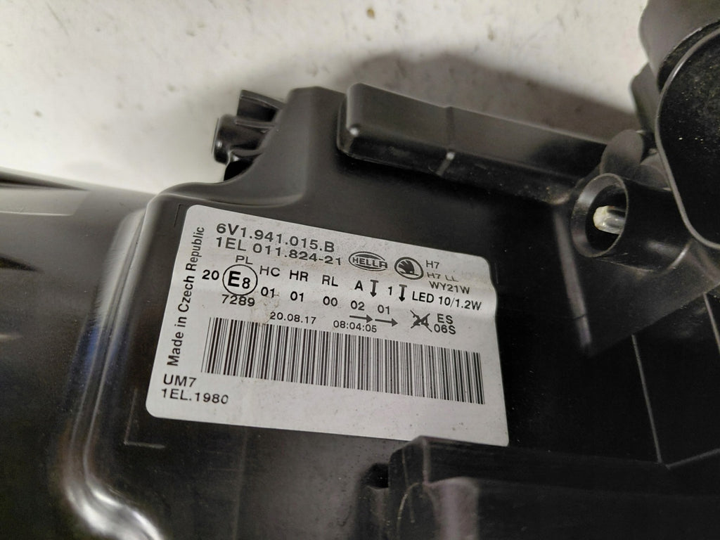 Frontscheinwerfer Skoda Fabia III 6V1941015B LED Links Scheinwerfer Headlight SCH6073424272oj