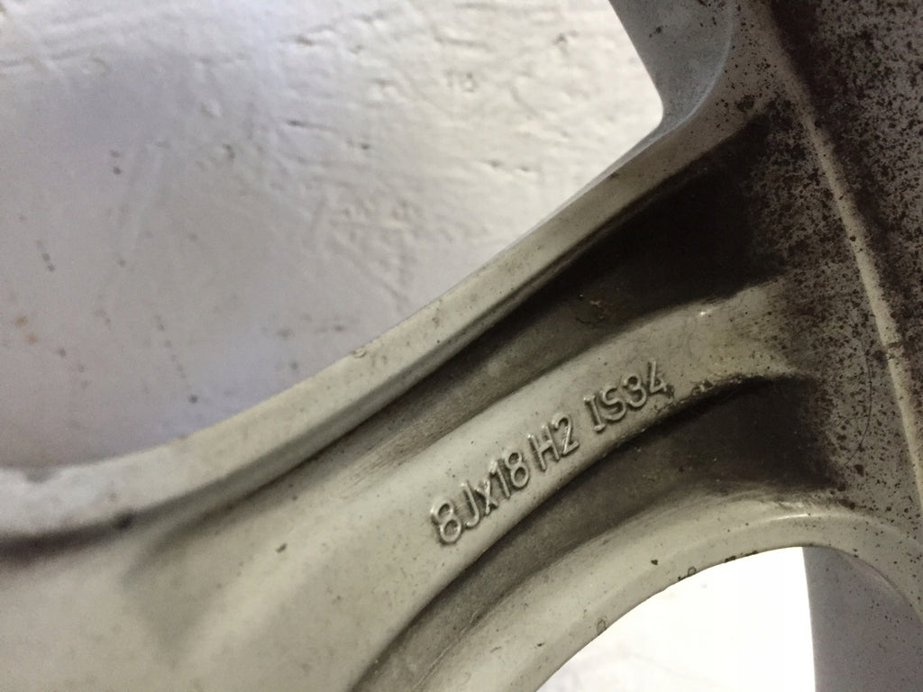 1x Alufelge 18 Zoll 8.0" 5x120 34ET Matt Silber 6796246 BMW F30 Rim Wheel