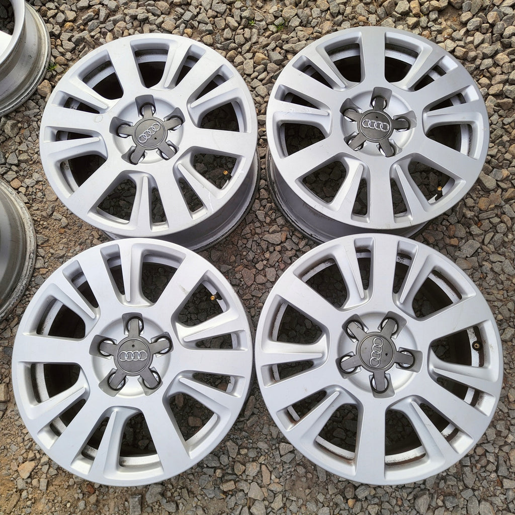 4x Alufelge 16 Zoll 7.0" 5x112 42ET Glanz Silber 4F0601025CF Audi A6 A4