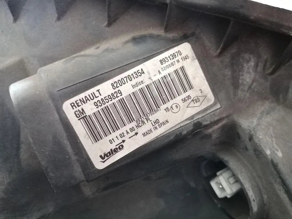Frontscheinwerfer Opel Vivaro 8200701354 Links Scheinwerfer Headlight SCH8751365018di