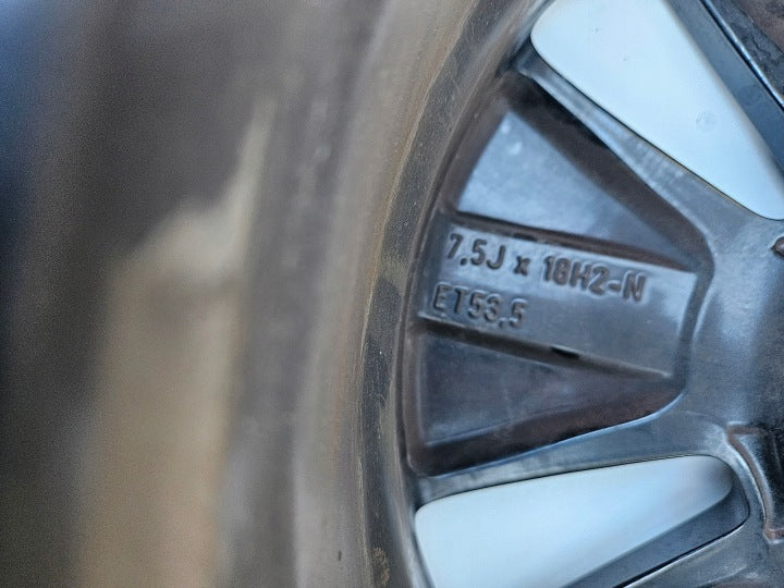 1x Alufelge 18 Zoll 7.5" 5x112 A2434010100 Mercedes-Benz Eqa H243 Eqb X243 FEL4434587329wo