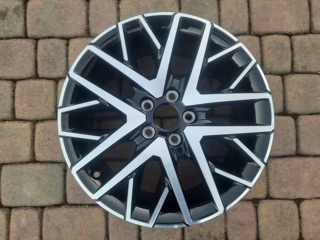 1x Alufelge 16 Zoll 6.5" 5x100 47ET Schwarz 6F0601025 Seat Ibiza Rim Wheel FEL5128481454wu