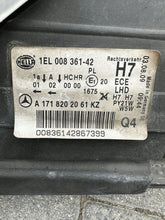 Laden Sie das Bild in den Galerie-Viewer, Frontscheinwerfer Mercedes-Benz Slk R171 A1718202061 00836142867399 Rechts SCH2716392307ok