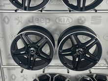 Load image into Gallery viewer, 4x Alufelge 18 Zoll 7.5&quot; 5x112 49ET Matt Schwarz A1774011500 Mercedes-Benz W177