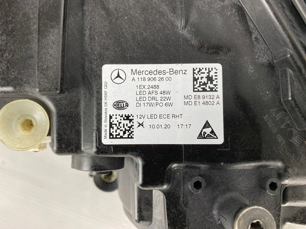 Frontscheinwerfer Mercedes-Benz Cla X118 C118 A1189062600 FULL LED Rechts