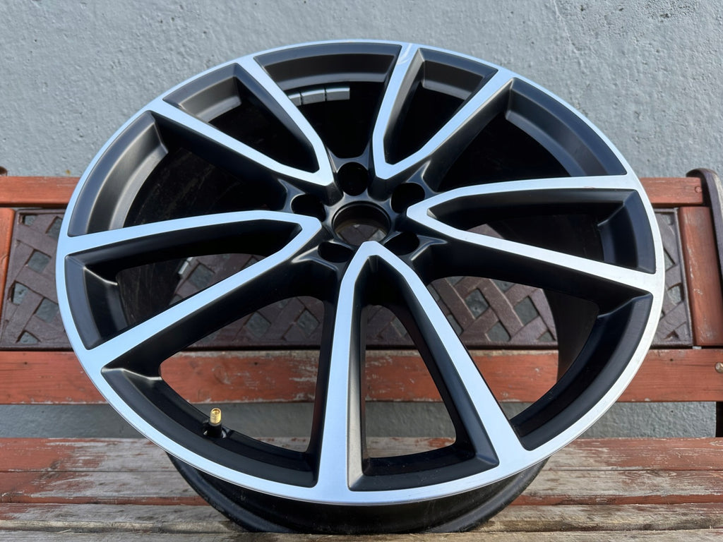 1x Alufelge 21 Zoll 8.5" 5x112 34ET Matt Schwarz 80A601025BG Audi Q5 Rim Wheel FEL5444462097mo