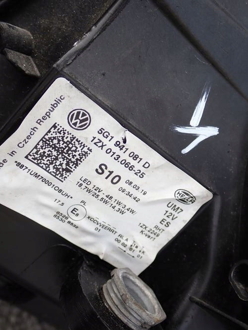 Frontscheinwerfer VW Golf VII 5G1941081 Links Scheinwerfer Headlight SCH5283064023qx