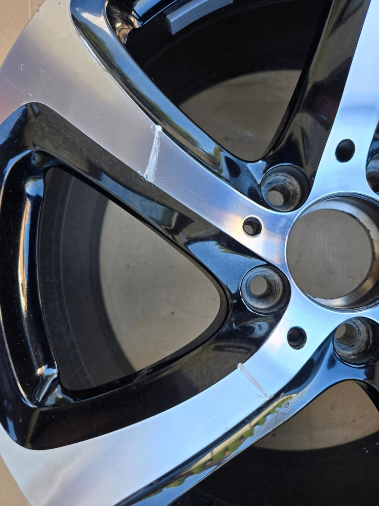 1x Alufelge 18 Zoll 8.0" 5x112 43ET Glanz Schwarz A2134013200 Mercedes-Benz W213 FEL6314575463pb