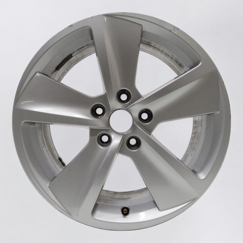 1x Alufelge 17 Zoll 7.5" 5x112 51ET Glanz Silber 5F0601025B Seat Leon Rim Wheel