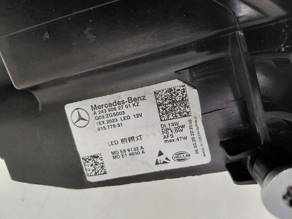 Frontscheinwerfer Mercedes-Benz Eqa Eqb A2439062701 Full LED Links Headlight SCH2464374210ta