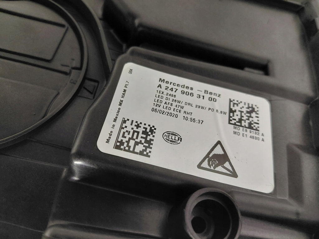 Frontscheinwerfer Mercedes-Benz W247 A2479063100 Full LED FALSE Headlight SCH3410502055xq