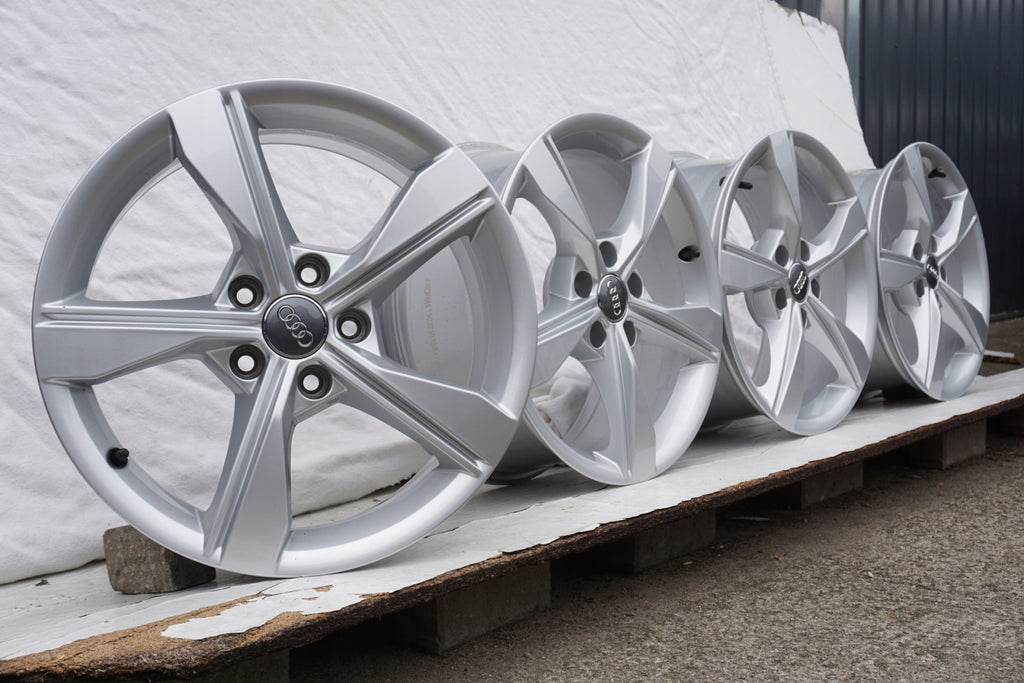 4x Alufelge 17 Zoll 7.5" 5x112 38ET Glanz Silber 8W0601025EH Audi B9 Rim Wheel FEL4852834471yy