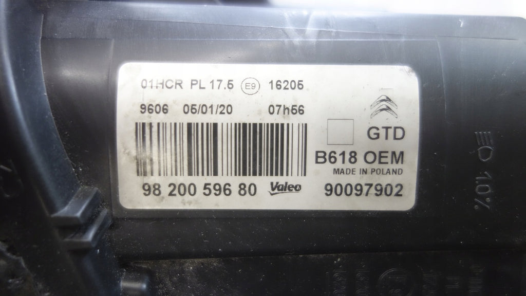 Frontscheinwerfer Citroën C3 III 9820059680 Links Scheinwerfer Headlight