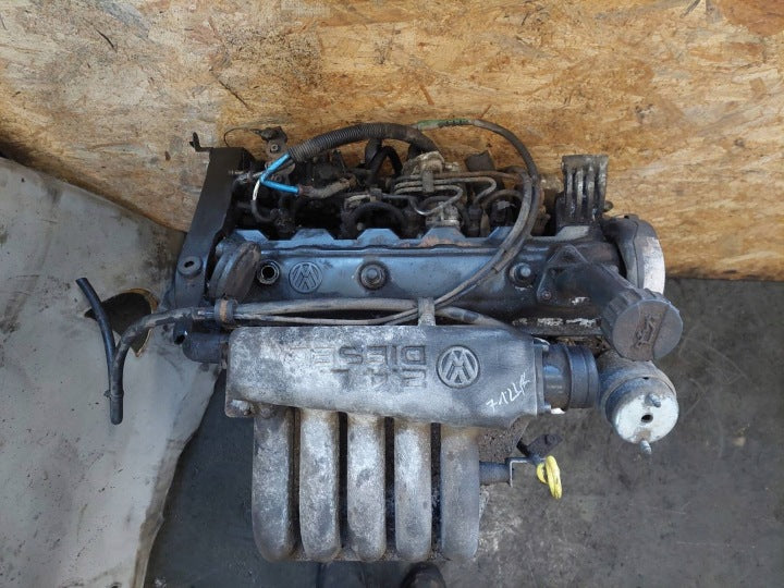 Motor VW Transporter AJA 2.4 77PS 55kW 1997 Diesel Engine Unkomplett MOT9361350348rt