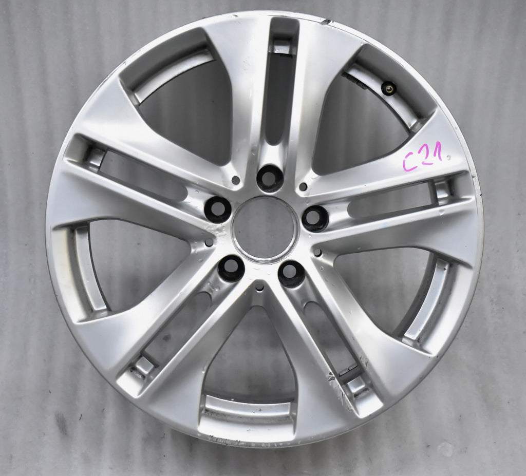 1x Alufelge 17 Zoll 7.5" 5x112 45ET A2074010602 Mercedes-Benz Cabrio Rim Wheel