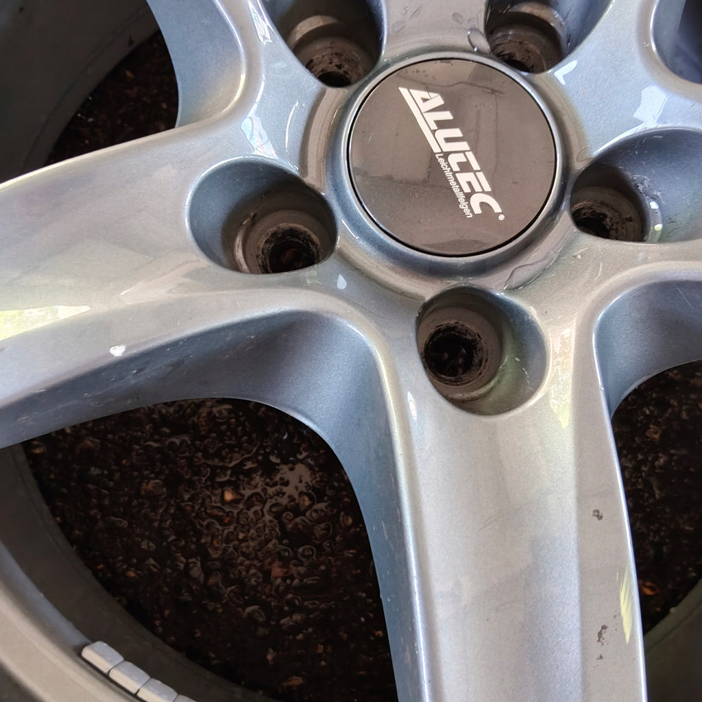 4x Alufelge 17 Zoll 7.5" 5x112 48ET Glanz Grau KBA47777 Audi I Rim Wheel FEL1848737926bd