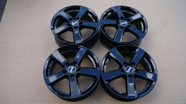 4x Alufelge 16 Zoll 6.0" 5x112 124R-001869 Audi Rim Wheel FEL7367353980ol