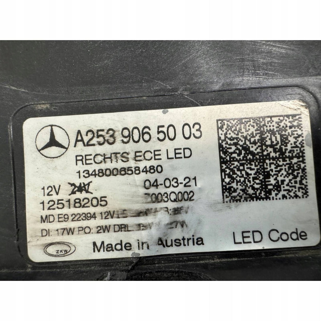 Frontscheinwerfer Mercedes-Benz Glc X253 A2539065003 LED Rechts Headlight SCH3460910337us