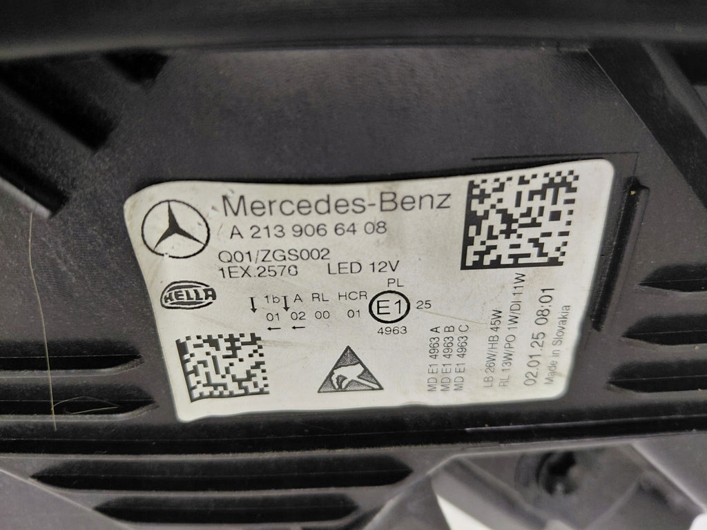 Frontscheinwerfer Mercedes-Benz W213 A2139066408 Full LED Rechts Headlight SCH6911891863cc