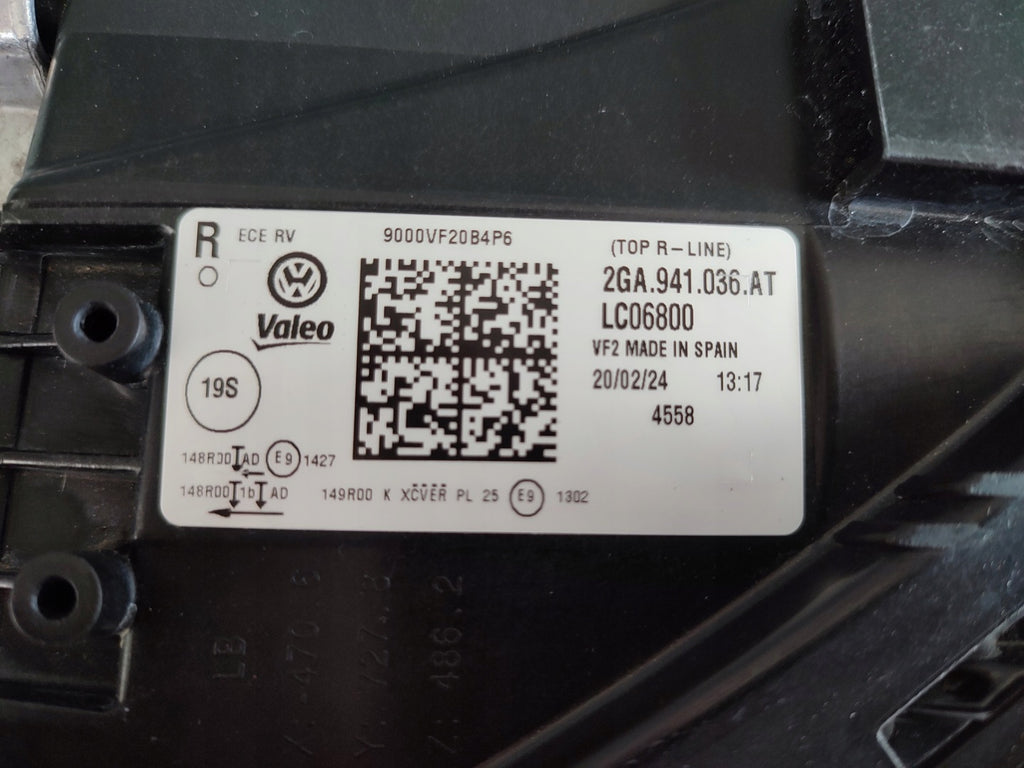 Frontscheinwerfer VW T-Roc 2GA941036AT Full LED Rechts Scheinwerfer Headlight SCH6126811291hf