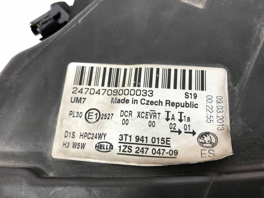Frontscheinwerfer Skoda Superb 3T1941015 Links Scheinwerfer Headlight SCH2509604291qh