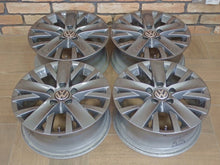 Laden Sie das Bild in den Galerie-Viewer, 4x Alufelge 16 Zoll 6.5" 5x112 50ET Glanz Grau 5K0601025AL VW Touran Rim Wheel FEL5974207508or
