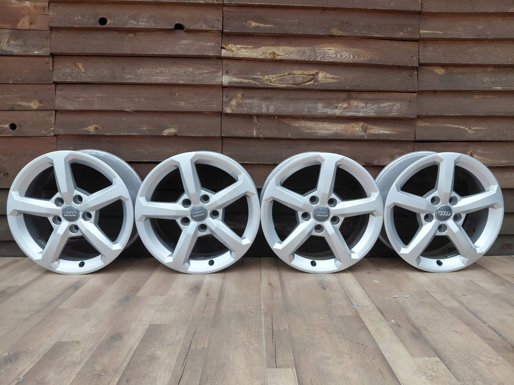 4x Alufelge 16 Zoll 6.5" 5x112 43ET Glanz Silber 81A601025 Audi A4 A3 Rim Wheel FEL5952866774xo