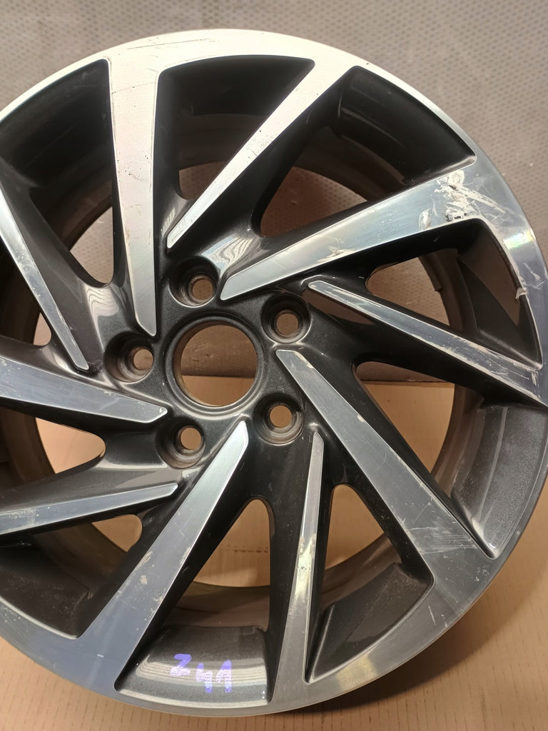 1x Alufelge 16 Zoll 6.5" 5x112 46ET Glanz Graphit 5G0601025DM Mg Golf VII I FEL2452526554mt