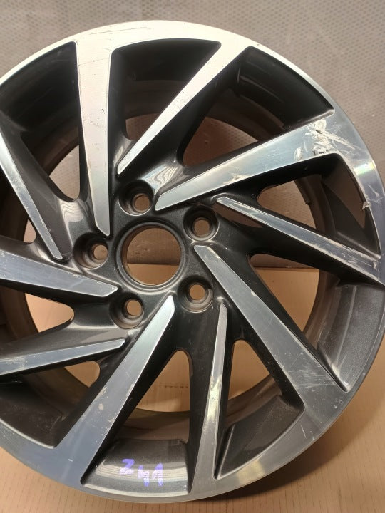 1x Alufelge 16 Zoll 6.5" 5x112 46ET Glanz Graphit 5G0601025DM Mg Golf VII I FEL2452526554mt