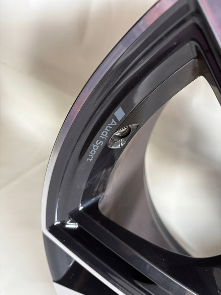 1x Alufelge 22 Zoll 10.5" 5x112 19ET Glanz Schwarz 4K0601025DK Audi D5 Rim Wheel FEL4383043070ik