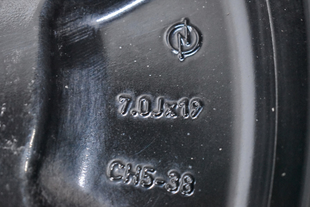 1x Alufelge 19 Zoll 7.0" 5x108 38ET Glanz Schwarz 9839910080 Peugeot Rim Wheel FEL2668505368dx