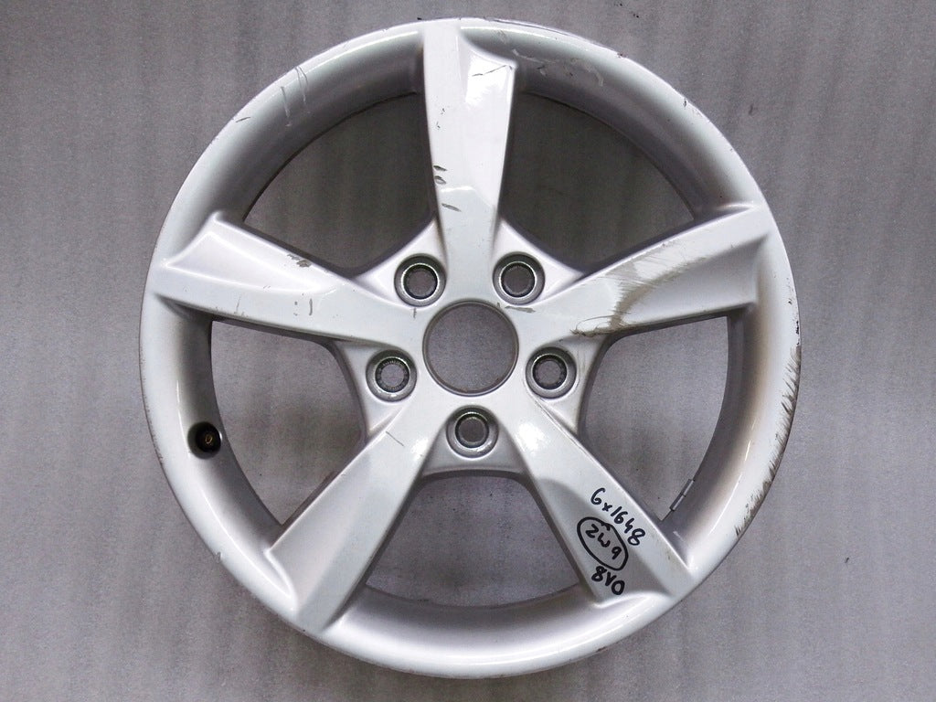 1x Alufelge 16 Zoll 6.0" 5x112 48ET Glanz Silber 8V0071496 Audi Rim Wheel FEL4932251880at